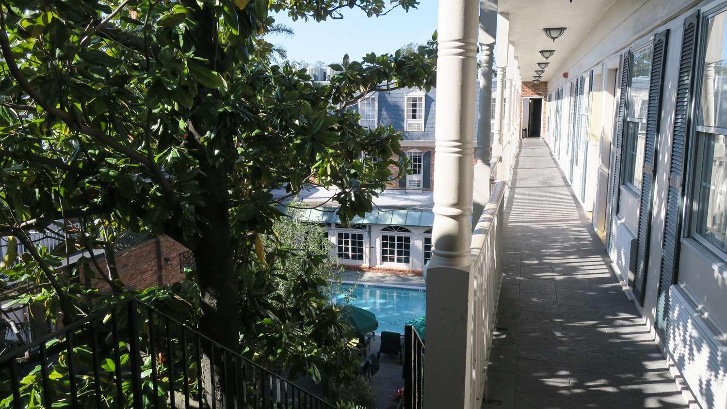 Western French Quarter Courtyard New Orleans